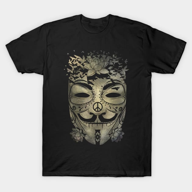 Behind the Mask T-Shirt by artofkaan